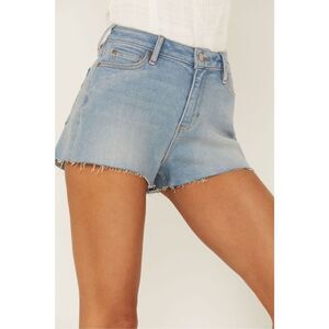 Tgla Raw Hem Denim Shorts Size 28